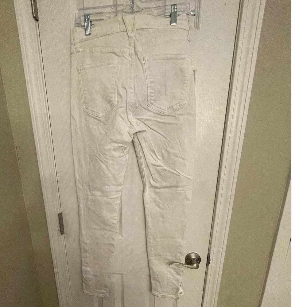 Veronica Beard Women's White Skinny High Rise Jeans, A66
